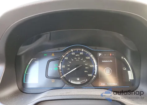 2018 Hyundai Ioniq Blue z USA, uszkodzony, nr VIN KMHC65LC6JU084443